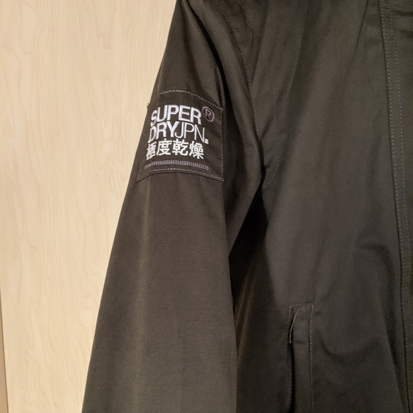 Super Dry  Windbomber Jacket, Army Green, S - Picture 4 of 5